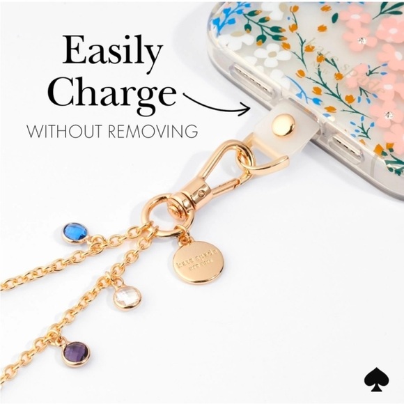 Kate Spade New York  NIP High Shine Phone Charm - Picture 4 of 6